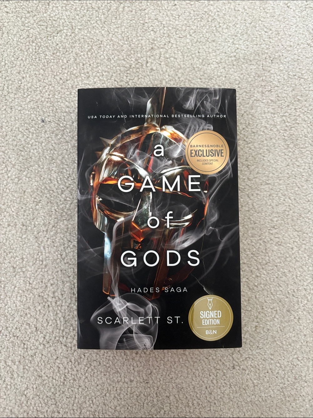 B&N A Game of Gods SIGNED by Scarlett St. Clair